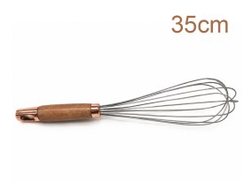 Batidor mango madera gold rose 35cm